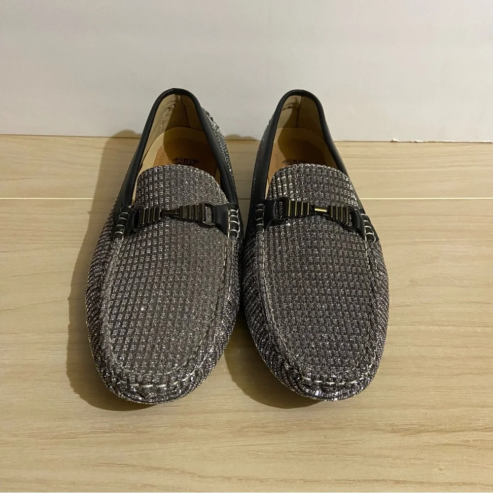 Royal Shoes Moccasin Driving Shoe Sparkling Slip On Glittery Formal Sz 11 Moc-64